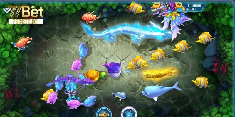 Bắn cá đổi thưởng 77BET có lối chơi đơn giản, dễ thắng. 