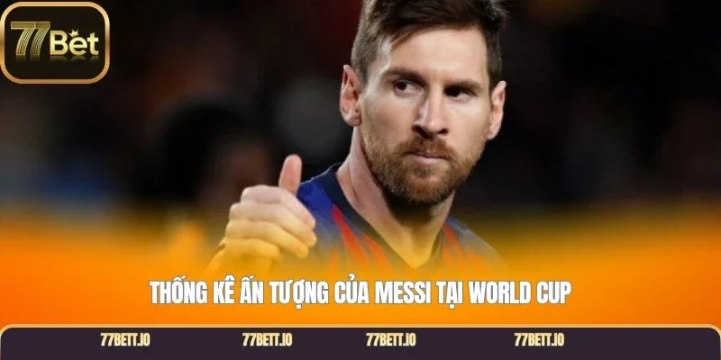 Thống kê ấn tượng của Messi tại World Cup